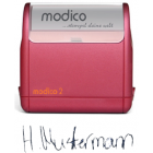 1-Zeile Unterschriftenstempel rot